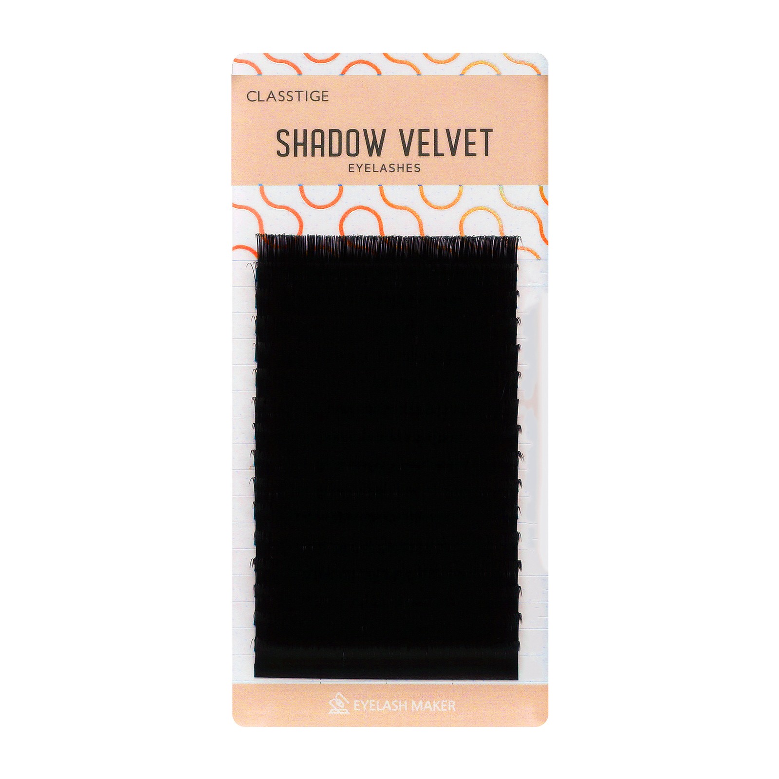 Shadow Velvet Wimpers -  Mix 16 linii, B, 0,10 mm